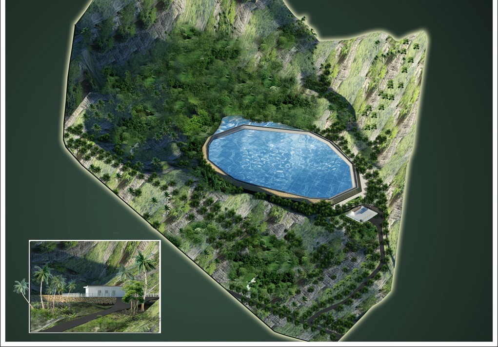 Hồ chứa nước ngọt, hệ thống thủy lợi, cấp nước sinh hoạt tại xã Phù Long, huyện Cát Hải