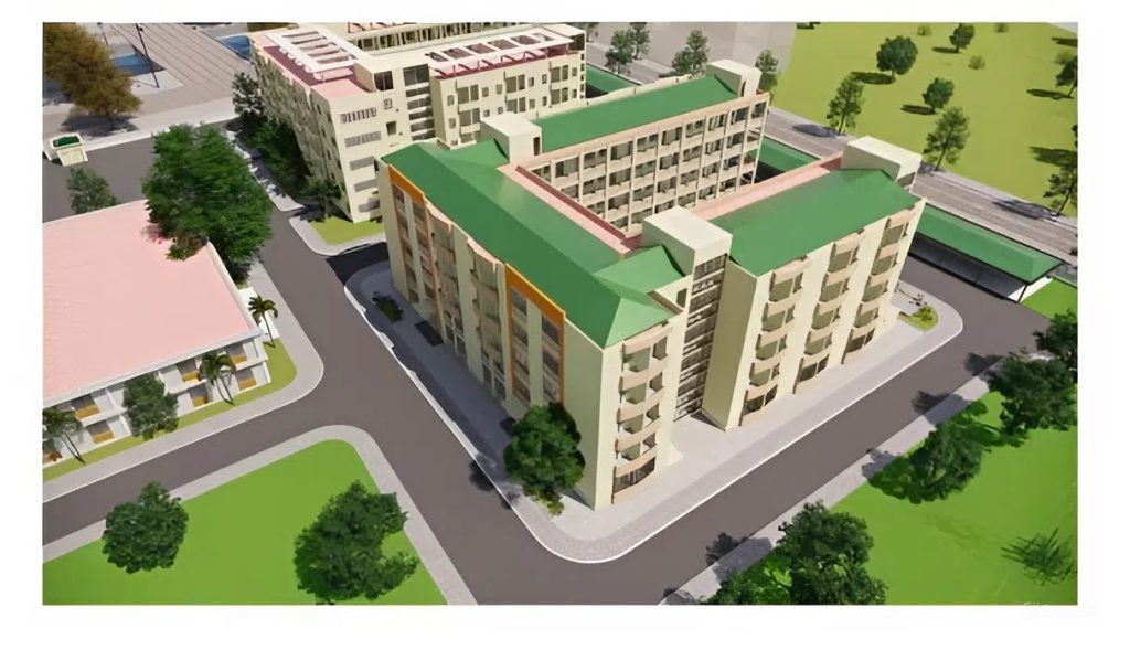 Nhà ký túc xá 5 tầng Trường Đại học Y Dược Thái Bình