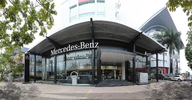 Showroom-  Xưởng sửa chữa Mecerdes- Benz