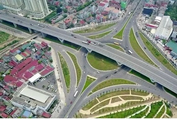 Dựng Nút giao thông Trung tâm quận Long Biên