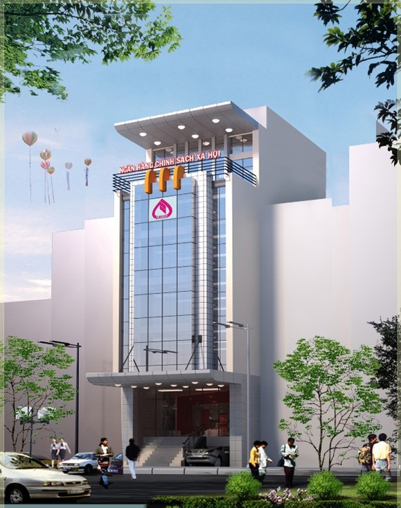 Trụ sở Chi nhánh Ngân hàng Chính sách xã hội TP.Hồ Chí Minh và Phòng giao dịch Ngân hàng Chính sách xã hội Quận 6.